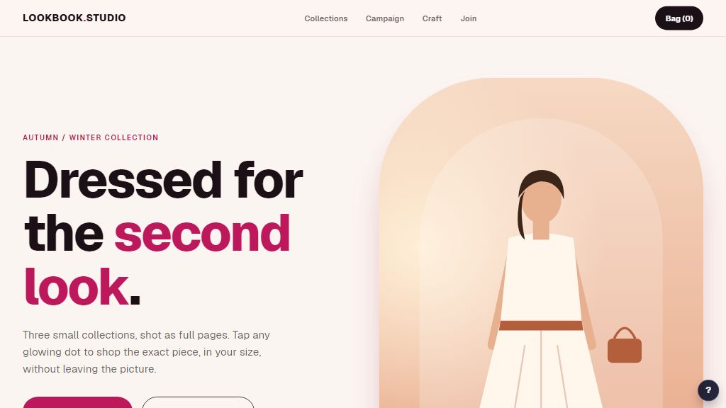 Preview of the Lookbook Studio template