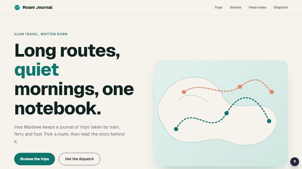 Preview of the Roam Journal template