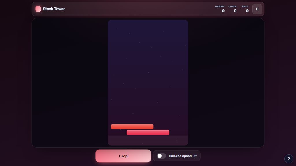 Preview of the Stack Tower template