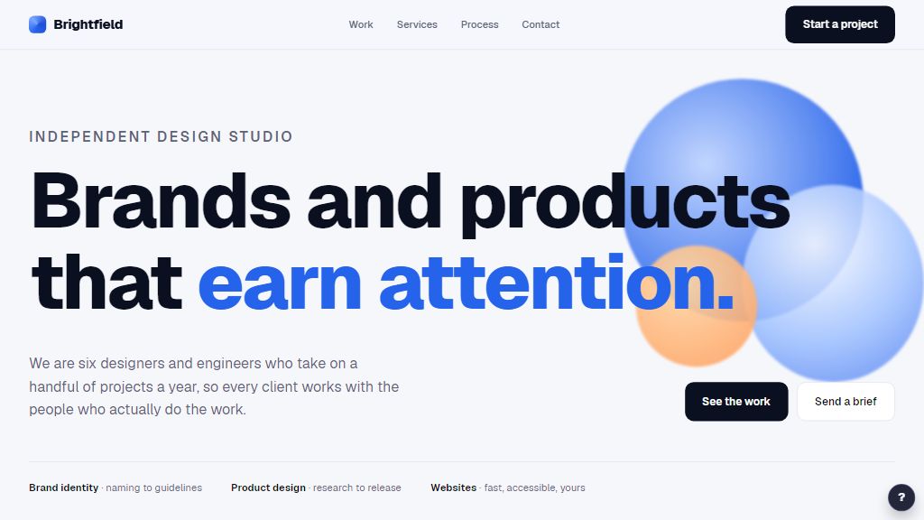 Preview of the Studio Reel template